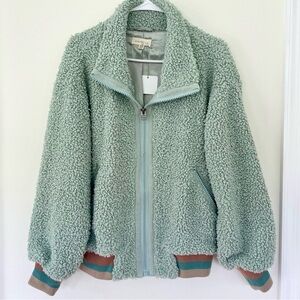 Promesa Leave It To Me Pocketed Teddy Jacket Size S/M